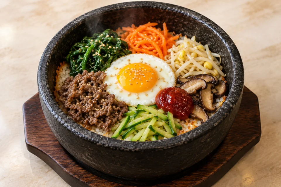 Stone-pot bibimbap