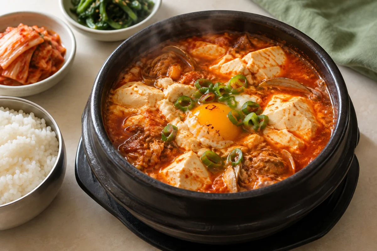 Soft tofu stew